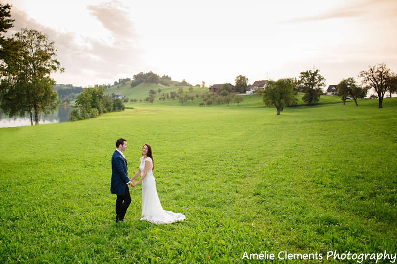 wedding-photographer-zurich-postwedding-trash-the-dress-switzerland-amelie-clements-photography-swiss-green-meadow-lake