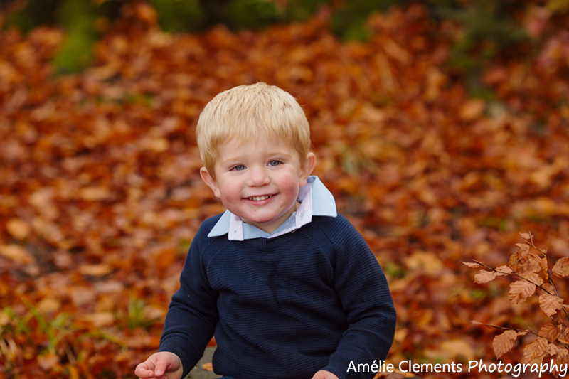 family-photographer-zurich-fall-photosession-child-portrait-in-the-woods-zuriberg-amelie-clements-photography-2-year-old-boy-forest-autumn