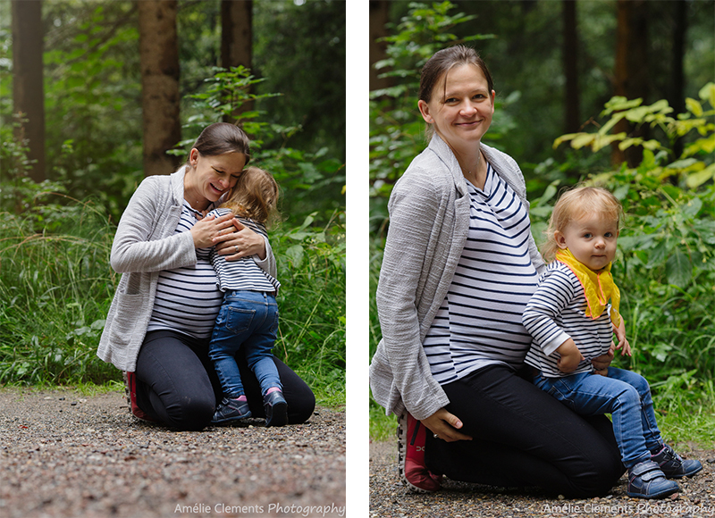 family-photographer-zurich-pregnancy-amelie-clements-forest-photo-shoot-switzerland-mum-daughter-portrait
