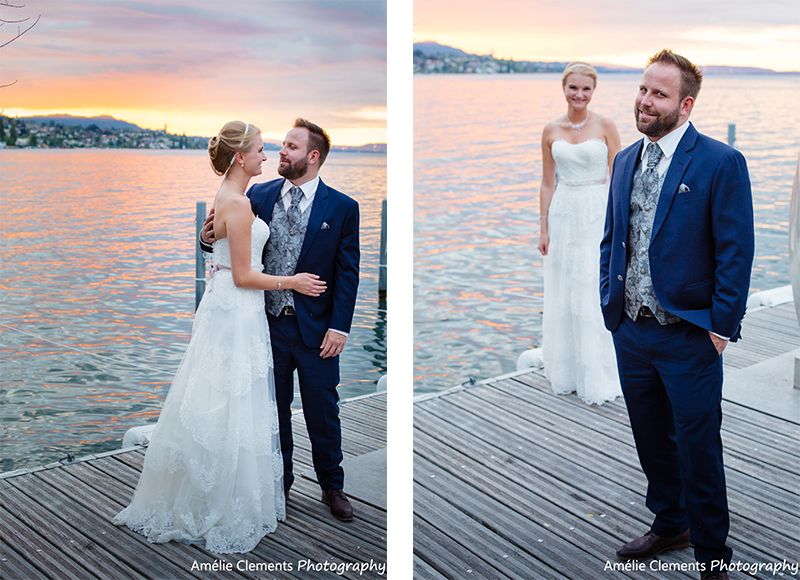 wedding-photographer-zurich-switzerland-amelie-clements-sunset-swiss-lake-zurisee-couple-portrait-horgen-water-pontoon